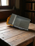 Camion benne Majorette ancien vintage jouet miniature jaune gris
