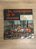 Vinyle 45T Les Compagnons de la Chanson pochette cyclistes 4 titres ESRF 1329