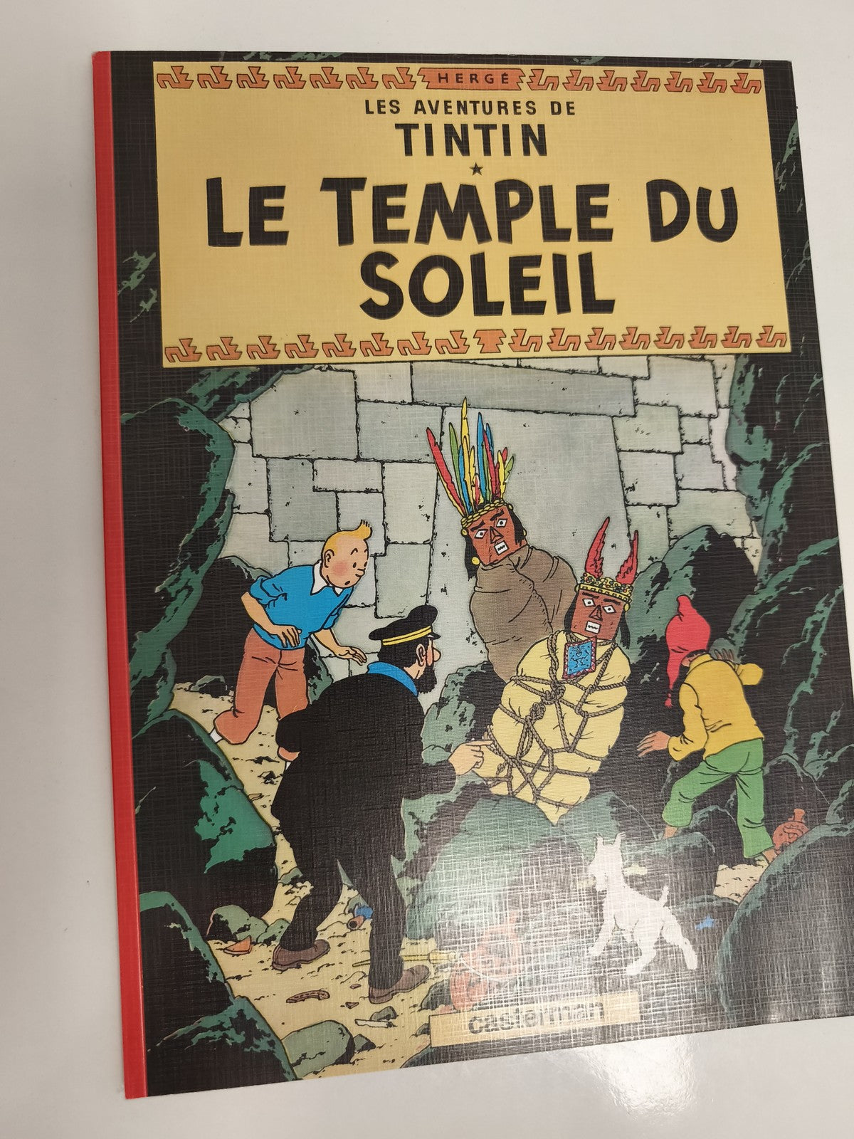 BD Tintin Le Temple du Soleil Casterman couverture souple Hergé album