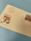 Enveloppe premier jour d?émission FDC avec timbre Expozitia Mondiala Milano
