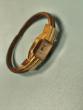 Montre ancienne femme Gemda vintage plaquée or, montre rétro collection