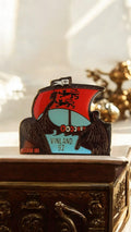 Pin's Vinland 92 ASSOR BD Viking émaillé vintage drakkar badge