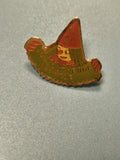 Vintage pin's Joujouthèque clown émaillé collection enfance (Ref 3)