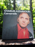 Vinyle 45T Charles Aznavour Camarade Barclay | Chanson française vintage