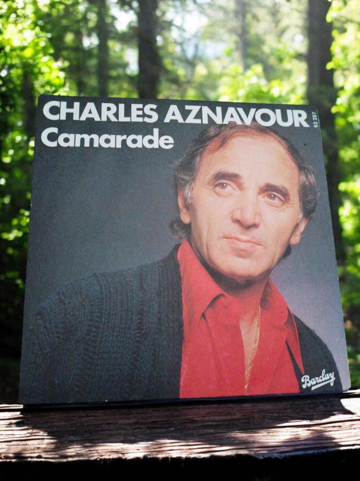 Vinyle 45T Charles Aznavour Camarade Barclay | Chanson française vintage