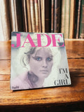 Vinyle 45 tours JADE Barclay rétro, pochette "I'm a Girl" vintage ancien