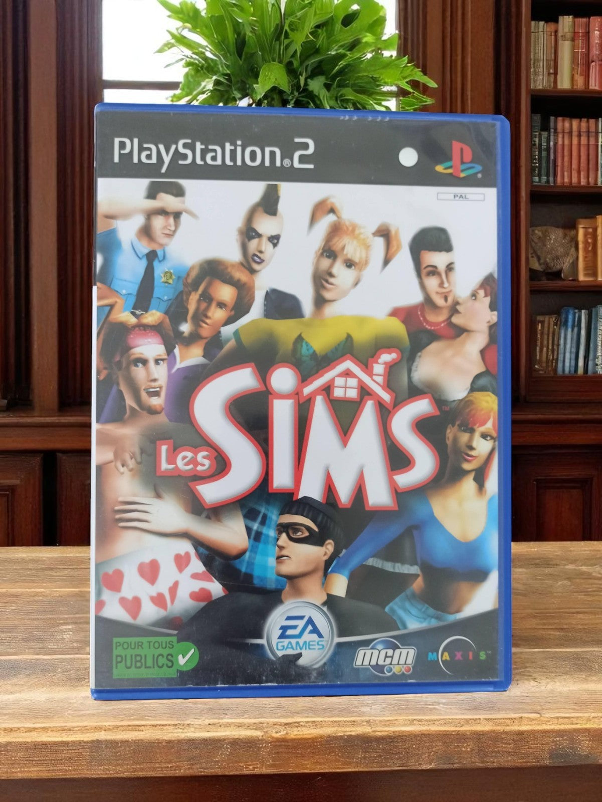 Jeu PS2 Les Sims complet EA Games rétro vintage PAL Maxis