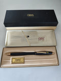 Stylo bille Cross Classic noir élégant, écriture fluide, marque reconnue, occasi