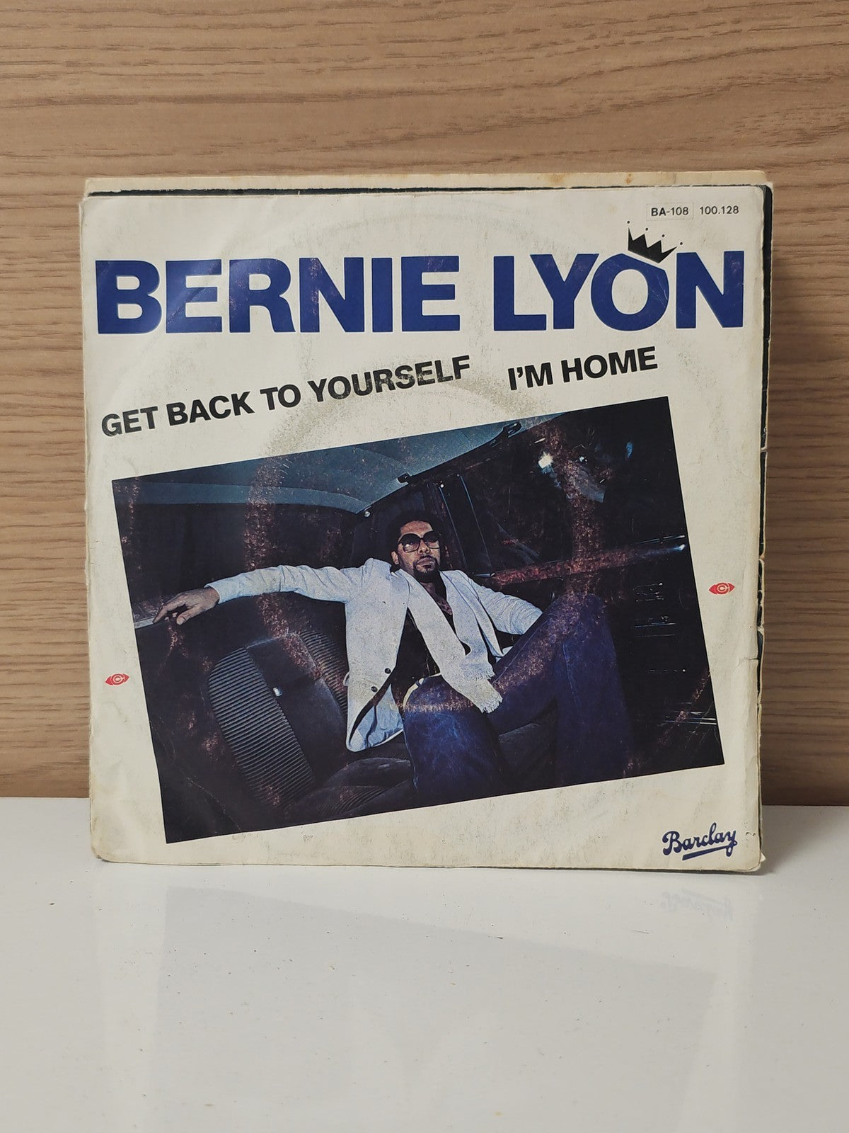 Vinyle 45 tours ancien Bernie Lyon rétro collector disque vintage France