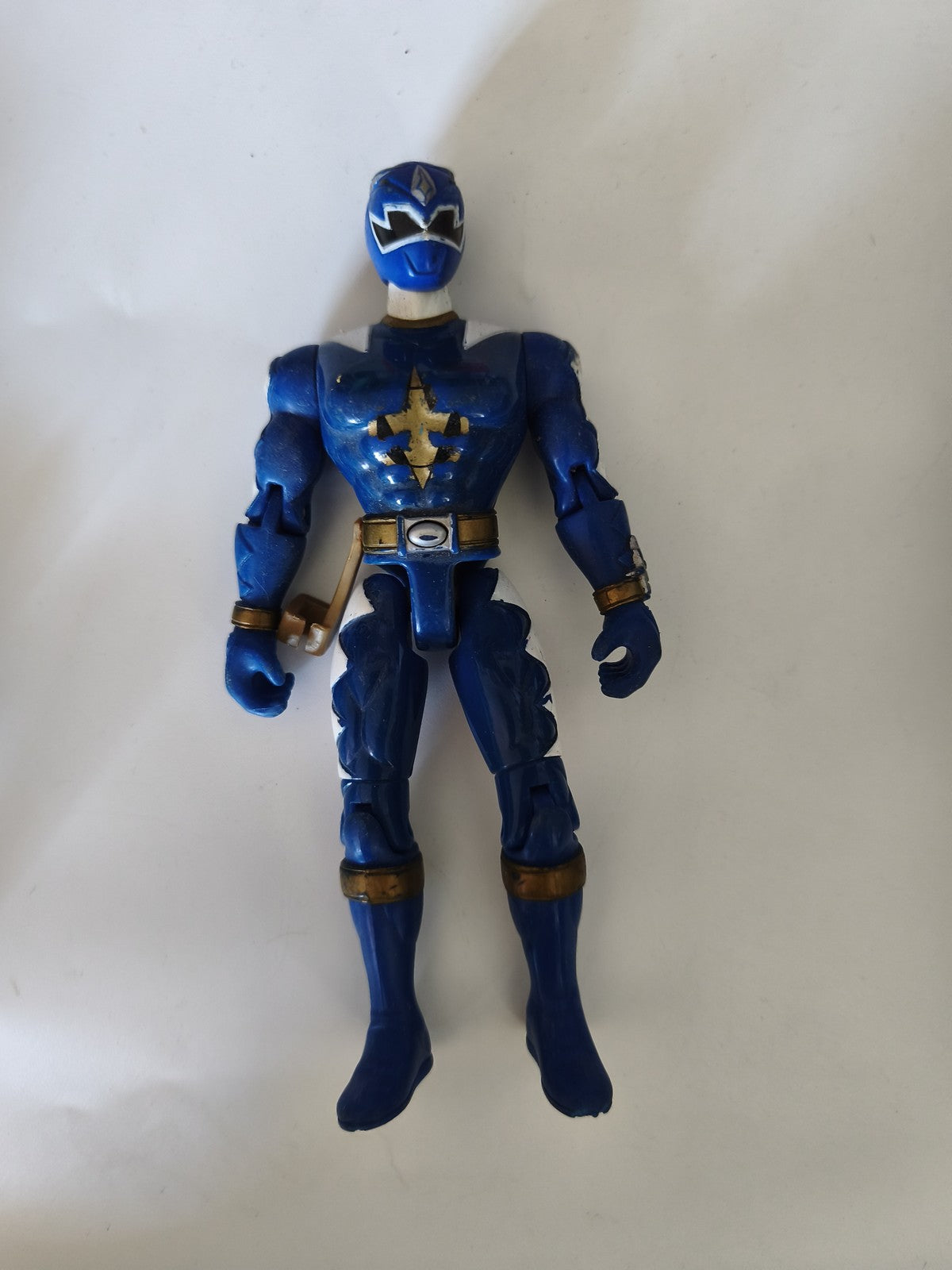 Figurine articulée Power Rangers Bandai 2003 Blue Ranger d?occasion originale
