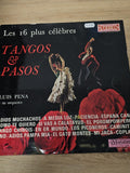 Vinyle 33 tours ancien tangos rétro, disque vintage collection musique danse