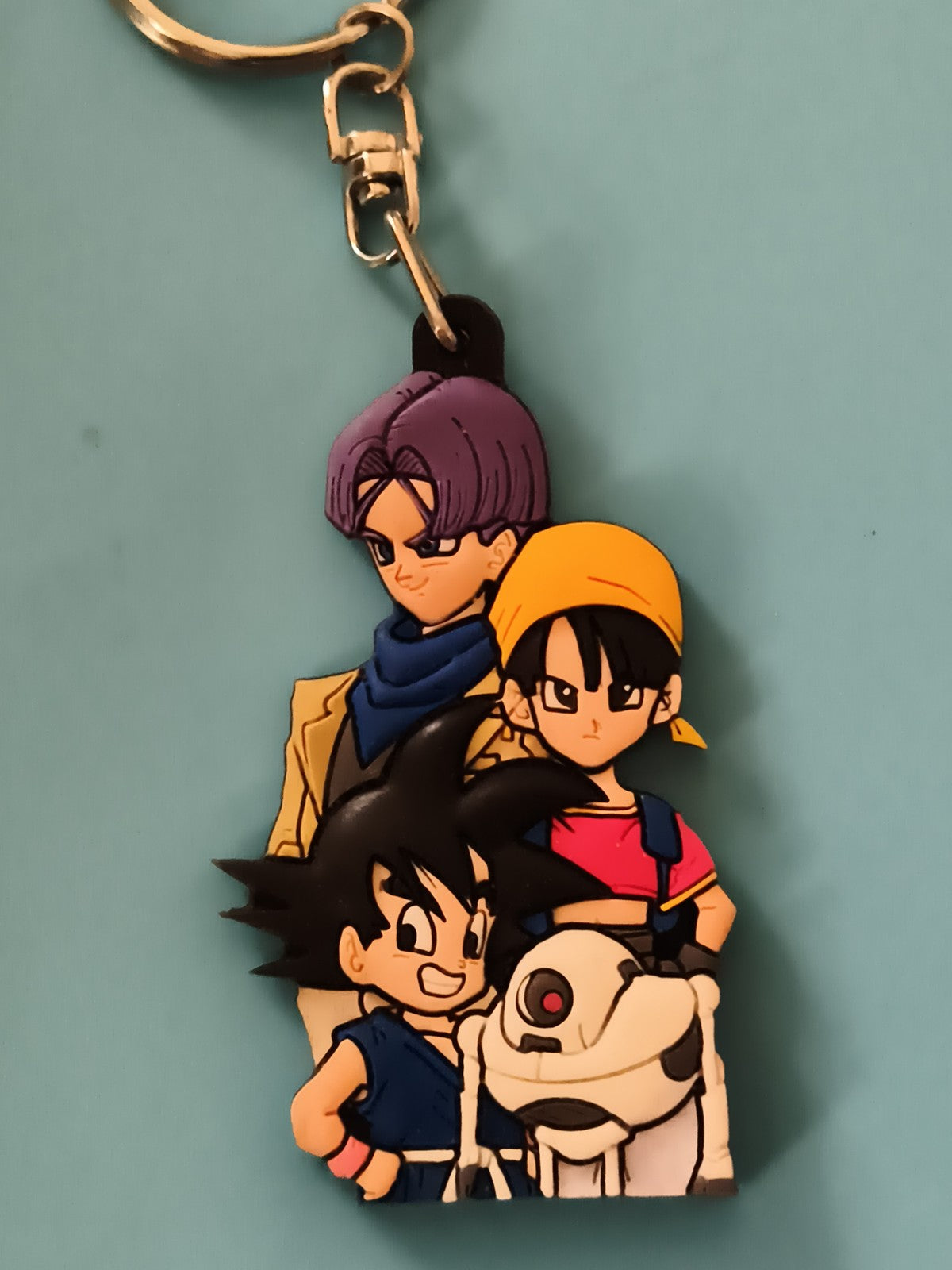 Porte-clés Dragon Ball Z Trunks Goku Pan anime manga figurine souple
