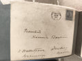 Lettre oblitérée 1931 Rochester NY timbre bleu USA philatélie Allemagne