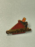 Vintage pin's Courtepaille grill ancien logo, collection restauration (Ref 4)