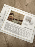 Feuillet philatélique CEF Sisley Canal du Loing timbre ARPHILA 75 Paris