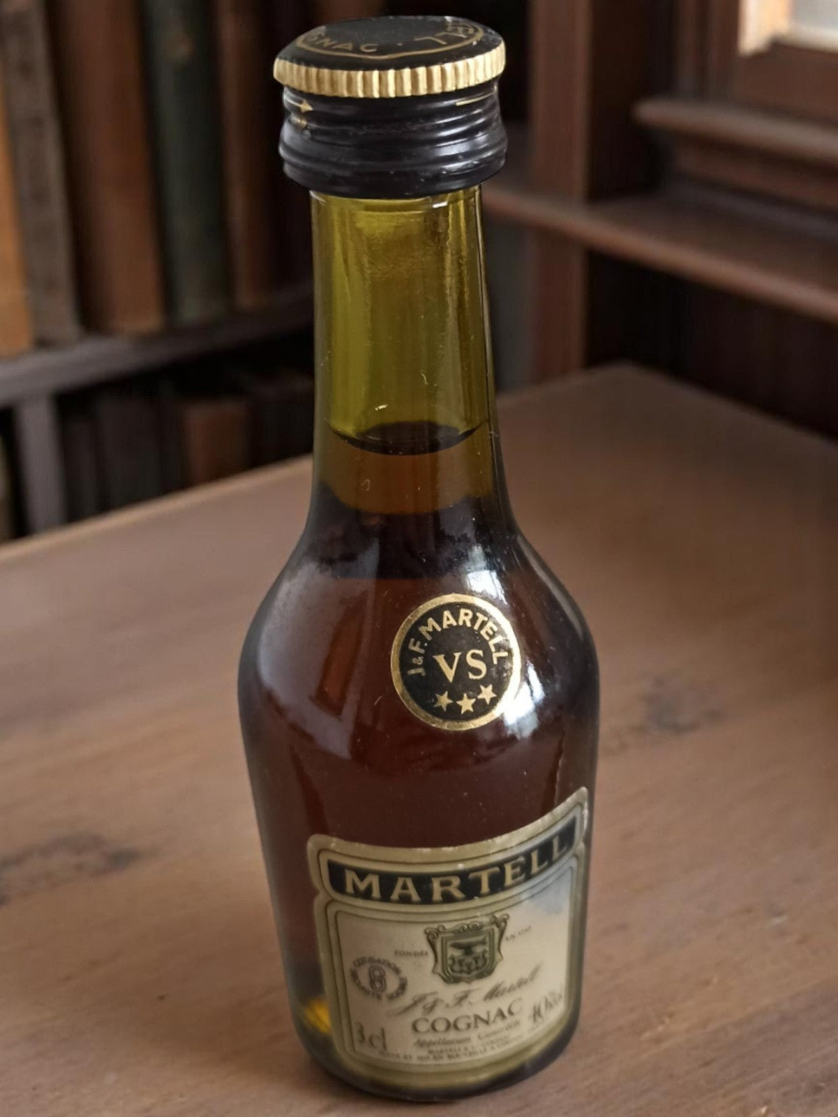 Mignonette Cognac Martell VS 3cl ancienne bouteille rétro vintage alcool