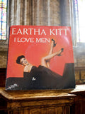 Vinyle Eartha Kitt I Love Men vintage pochette rouge rare non testé 45T