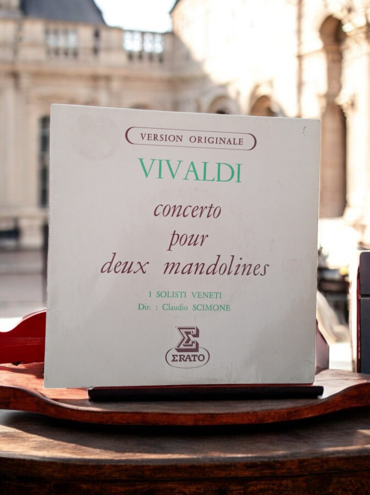 Vinyle 45T Erato Vivaldi Concerto deux mandolines I Solisti Veneti Scimone