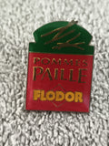 Pin's vintage Flodor Pommes Paille rouge vert publicitaire ancien (Ref 4)