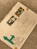 Lettre DDR timbrée Für Hohe Ordnung Und Sicherheit philatélie Allemagne Est (Ref