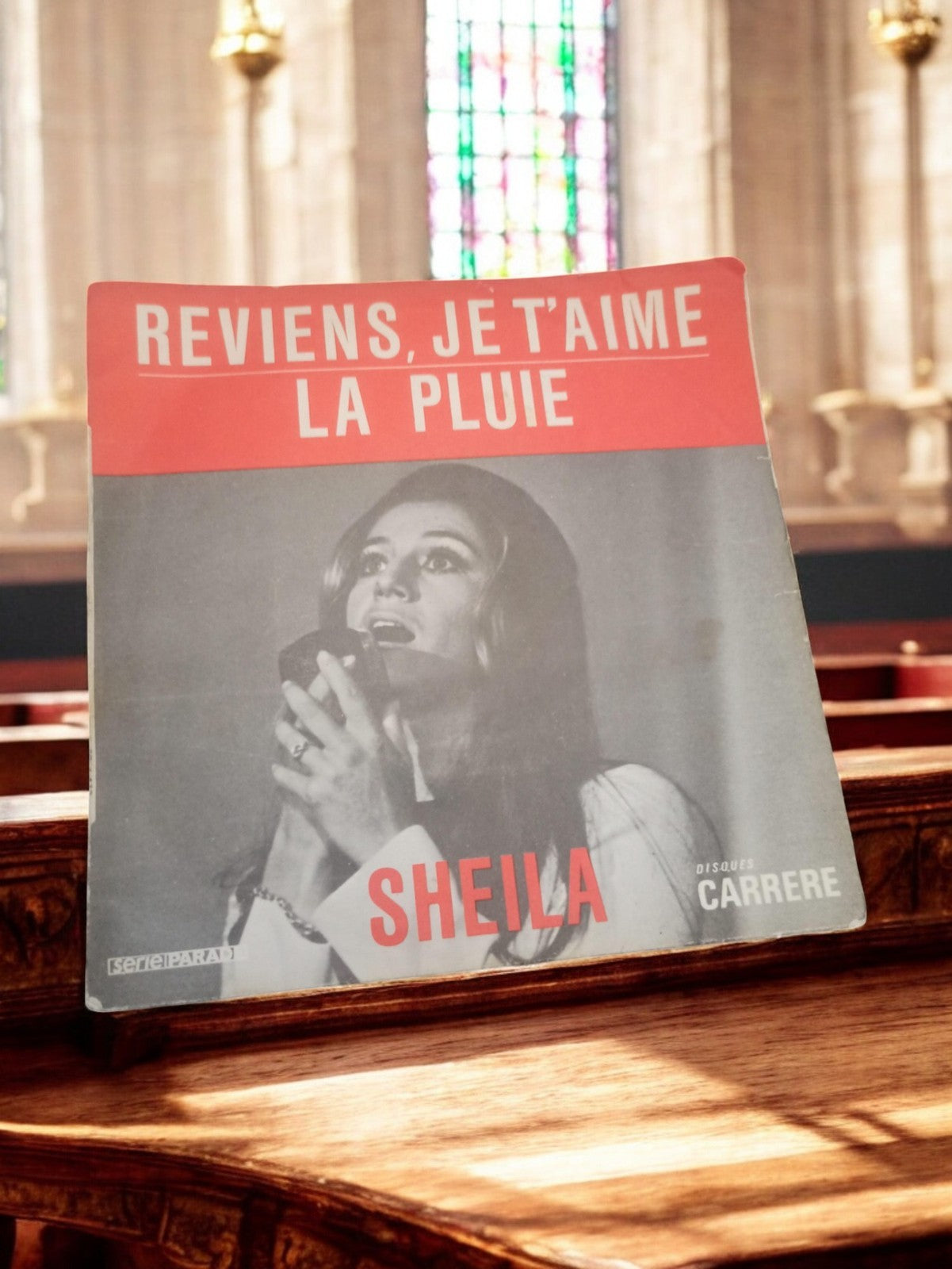 Vinyle 45 tours Sheila Reviens Je T’aime La Pluie vintage Disques Carrere