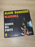 Vintage 45 tours ancien disque vinyle Alain Barrière collection rétro chanson fr