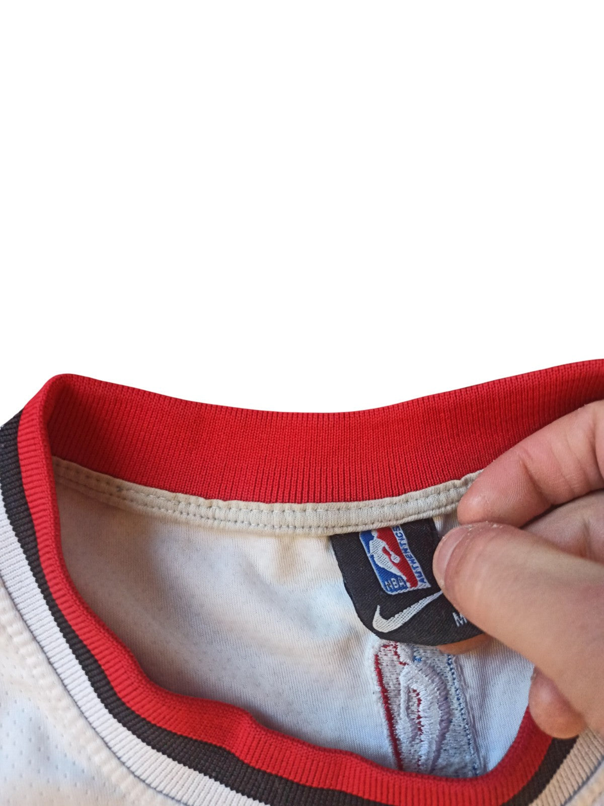 Maillot Chicago Bulls Nike n°23 Jordan blanc taille M NBA basketball