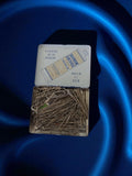 Boîte à épingles publicitaire vintage années 50 SODIRICINE métal ancien déco