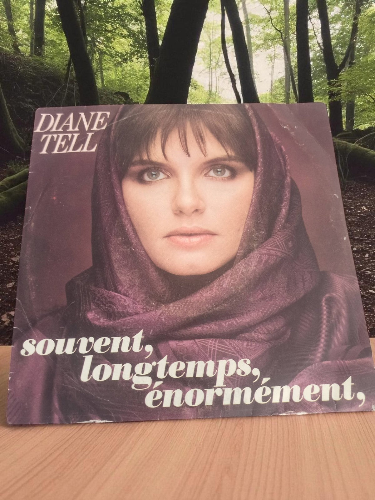 Vinyle 45 tours Diane Tell souvent longtemps énormément rétro français