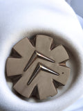 Enjoliveur Citroën ancien chevrons relief vintage accessoire d’origine