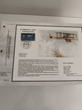 Feuillet philatélique CEF Farman F60 Goliath aviation timbre oblitéré avion