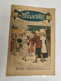 Ancien journal Lisette 1934, magazine illustré fillettes, couverture couleur