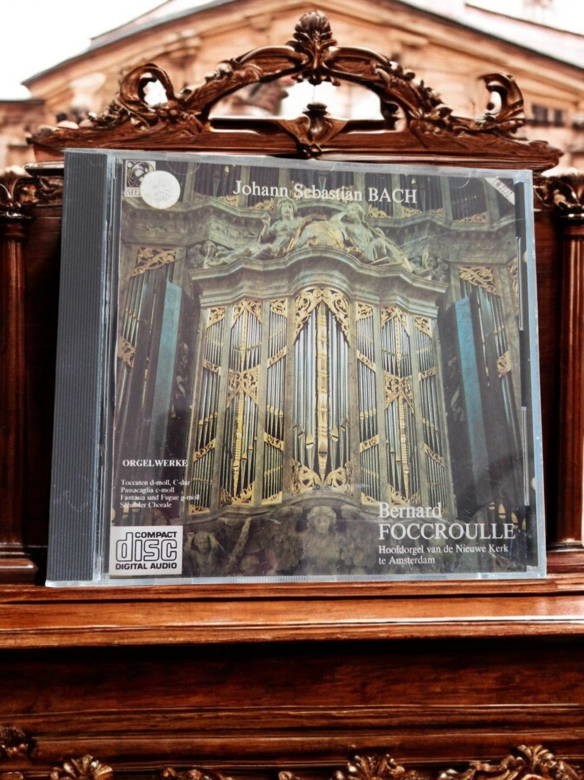 CD Johann Sebastian Bach Orgelwerke Bernard Foccroulle orgue Nieuwe Kerk