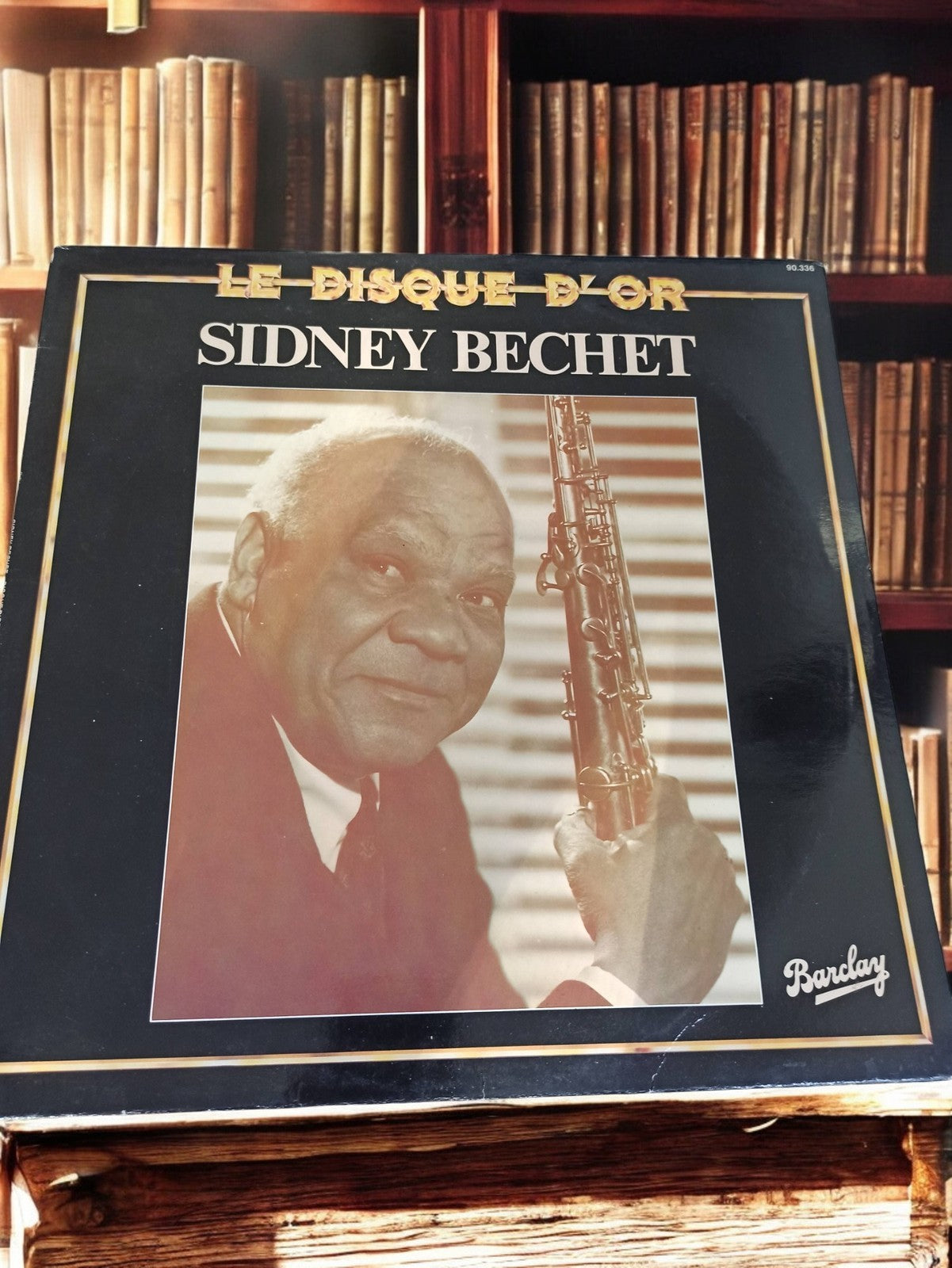 Vinyle 33 tours Sidney Bechet Le Disque d'Or Barclay jazz ancien vintage rétro