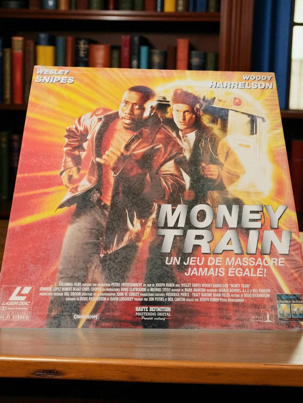 Laserdisc Money Train vintage film rétro Wesley Snipes Woody Harrelson