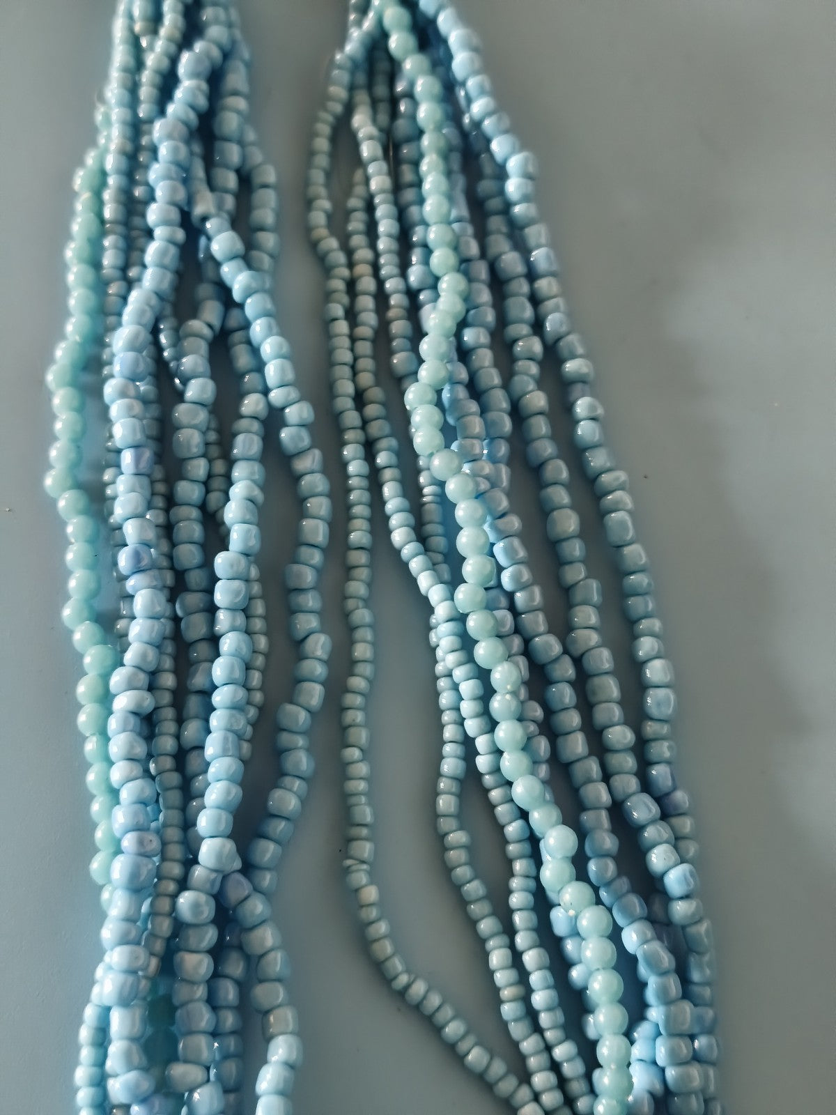 Collier multirangs turquoise élégant, bijou fantaisie femme, accessoire tendance