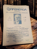 Journal universitaire ancien Conférencia 1922 vintage revue papier France