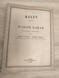 Ancien livre partitions Kelen violon piano Editio Musica Budapest vintage