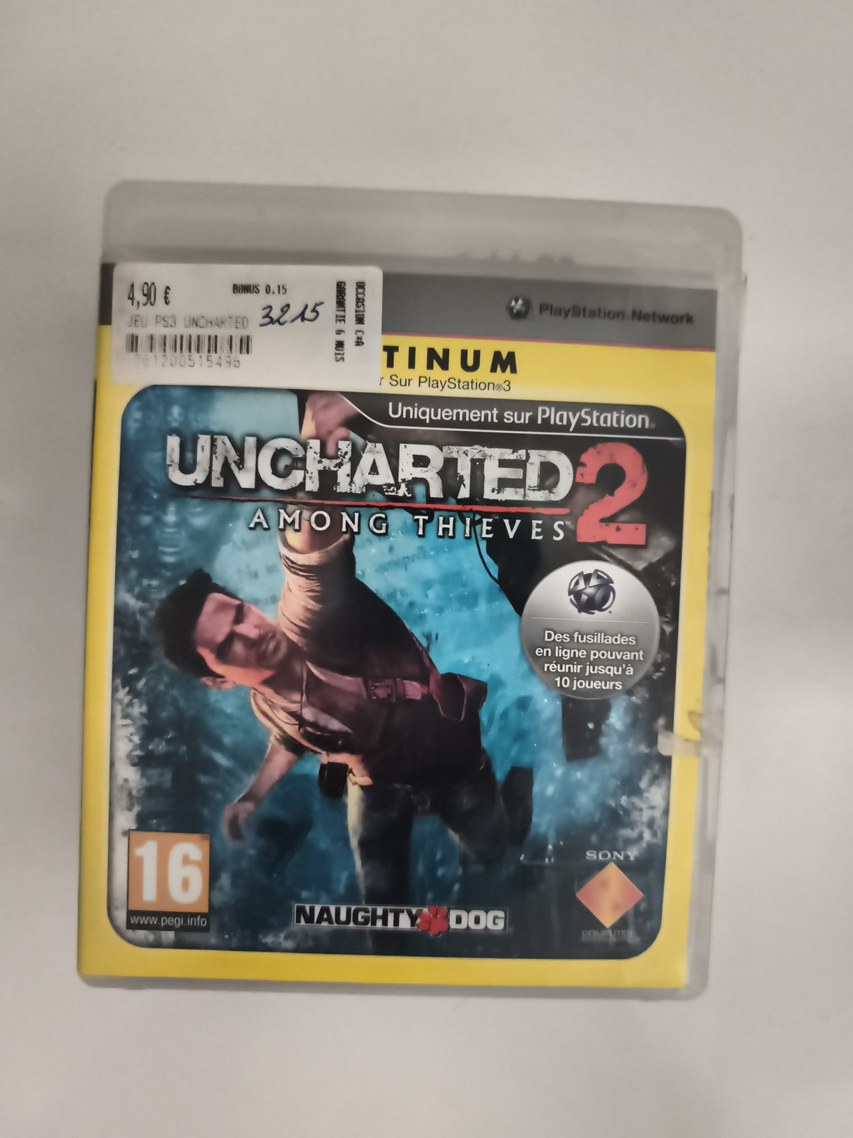 Jeu PS3 Uncharted 2 Among Thieves Platinum Sony sans notice
