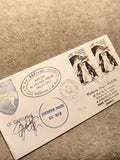 Lettre philatélique TAAF 1981 cachet navire pêche timbres pingouin poste maritim