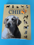Livre L'encyclopédie du chien couverture illustrée races canines