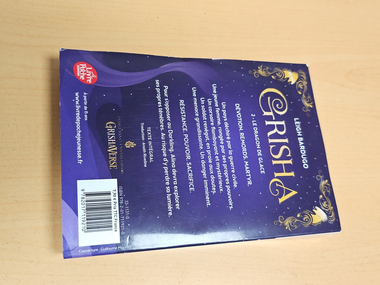 Grisha T2 Le dragon de glace Leigh Bardugo roman fantasy d'occasion livre poche