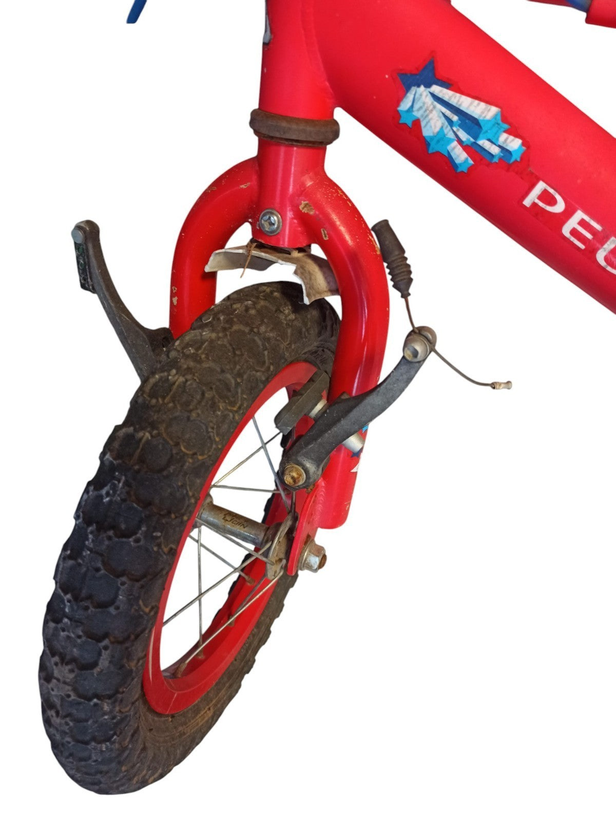 Vélo enfant PEUGEOT rouge ancien vintage années 60/80 à restaurer métal lourd