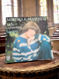 Vinyle 45 tours Mireille Mathieu Philips Mille colombes Sagapo vintage années 70