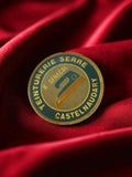 Pin's ancien Teinturerie Serre Castelnaudary vintage publicité rétro