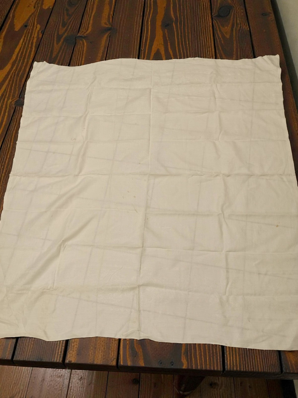 Drap de lit ancien brodé fin XIXe vintage rare, linge rétro collection déco