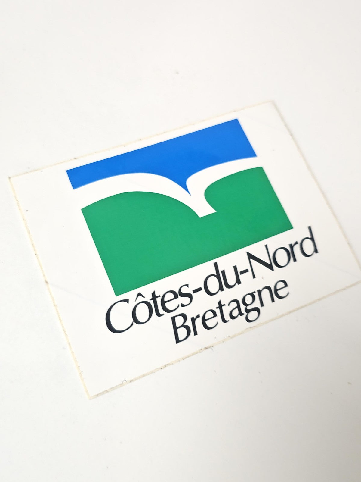Vintage autocollant publicitaire ancien Côtes du Nord grand format rétro collect