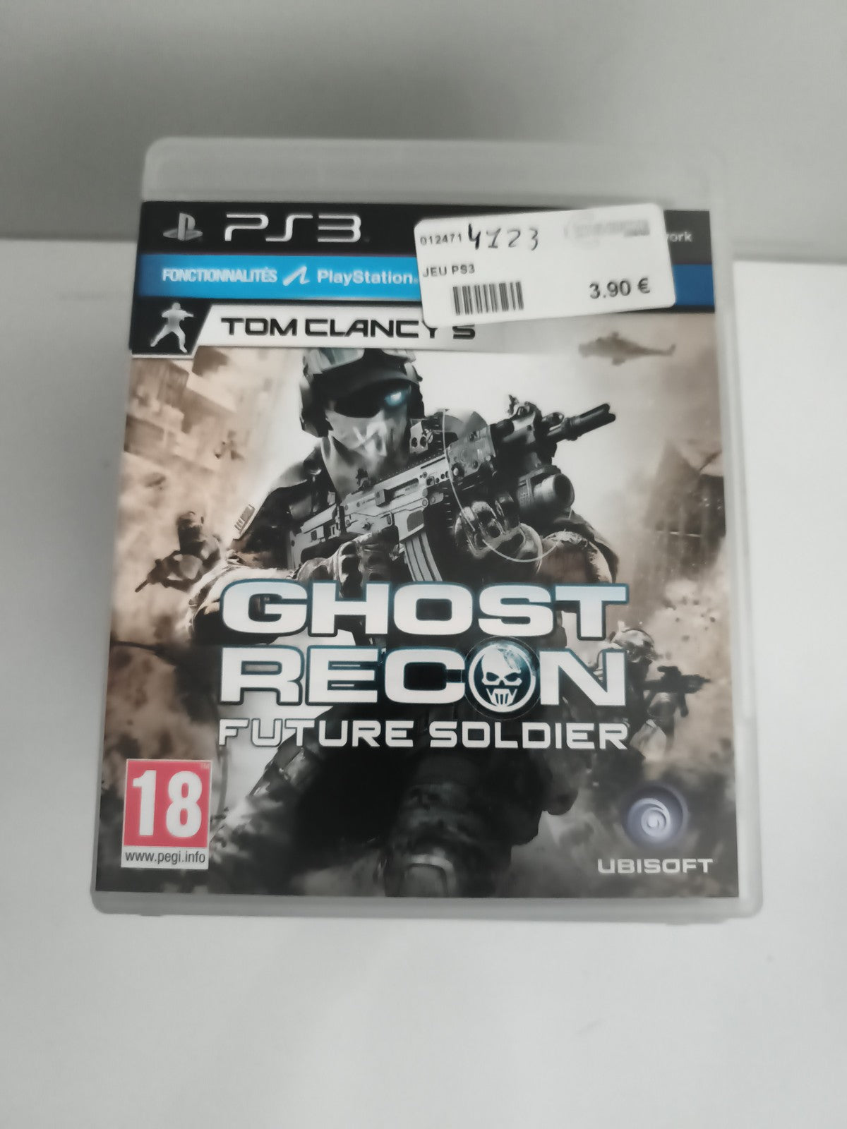 Jeu PS3 Ghost Recon Future Soldier Ubisoft PlayStation Tom Clancy’s PEGI 18