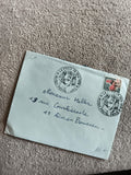 Lettre oblitérée Musée Postal Paris 1914-1918, timbre Marianne, philatélie
