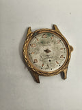 Montre ancienne Elves dorée cadran patiné vintage non testée années 50